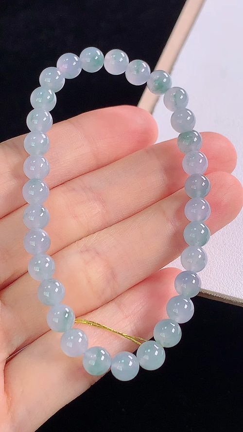 ️冰飘花手链，尺寸:6.0-6.0mm 13