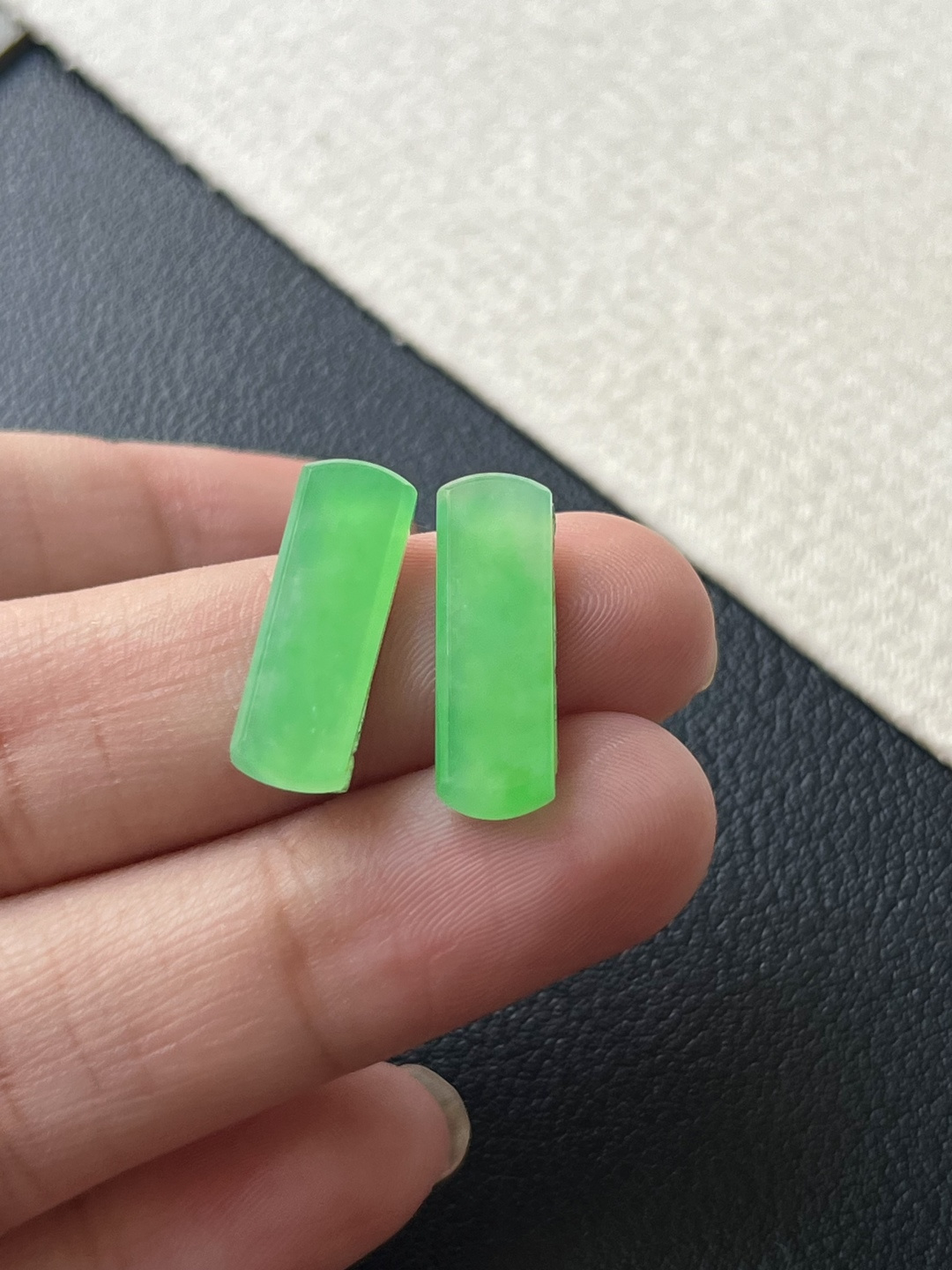️【马鞍一对】种老细腻，色阳浓郁起胶 尺寸：19*6.1*2.7，18.7*6.3*3,a68916
