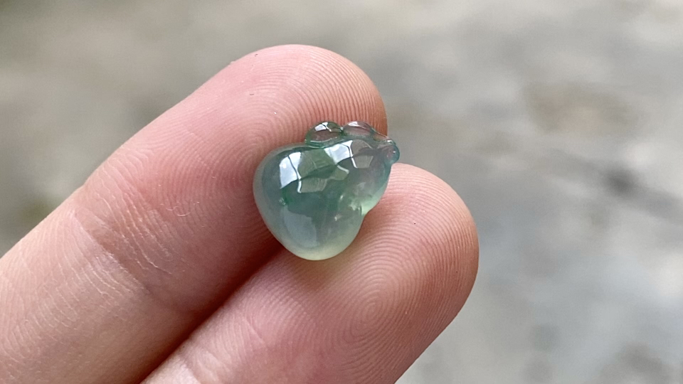 ️ 玻璃种飘绿葫芦 11*8.8*6.5 完整