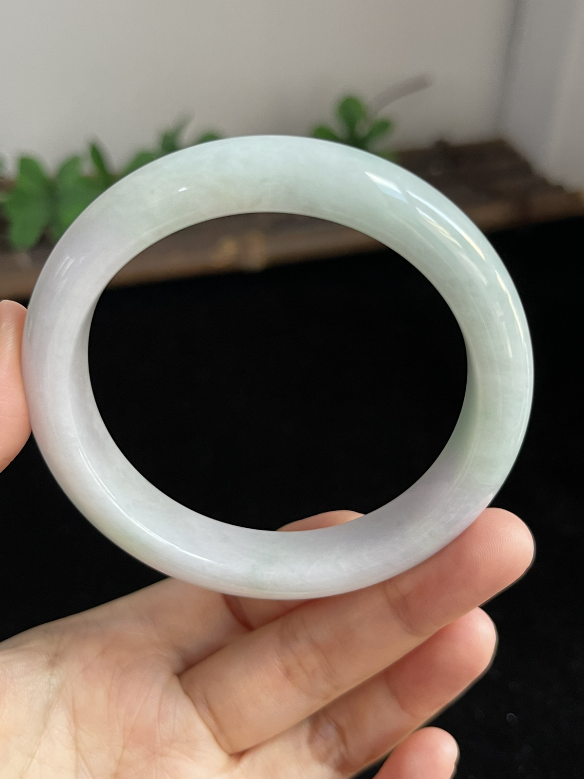 正圈57圈口，翡翠手镯