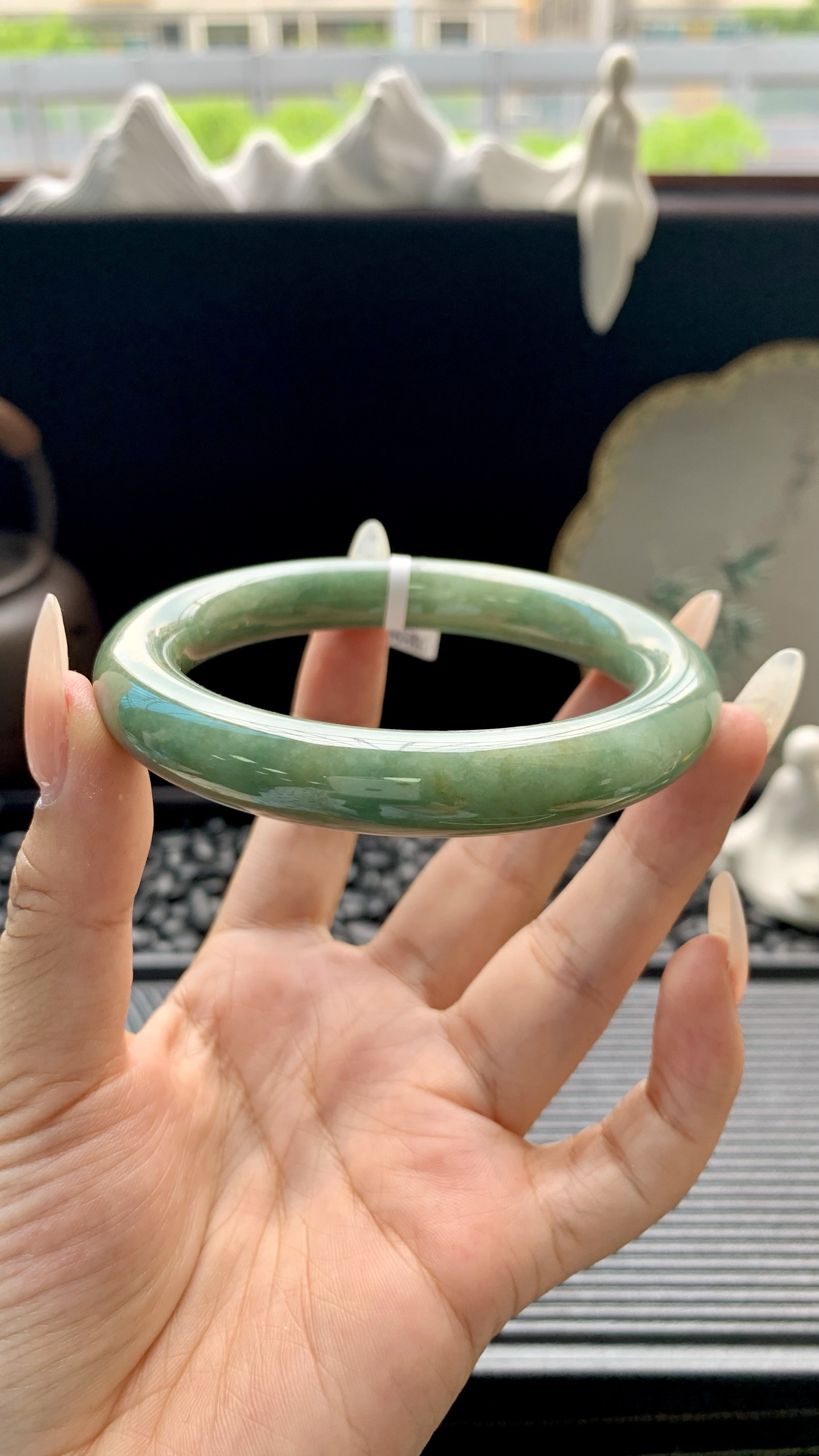 油青圆条手镯成品 HY-5334 尺寸：59-11-11