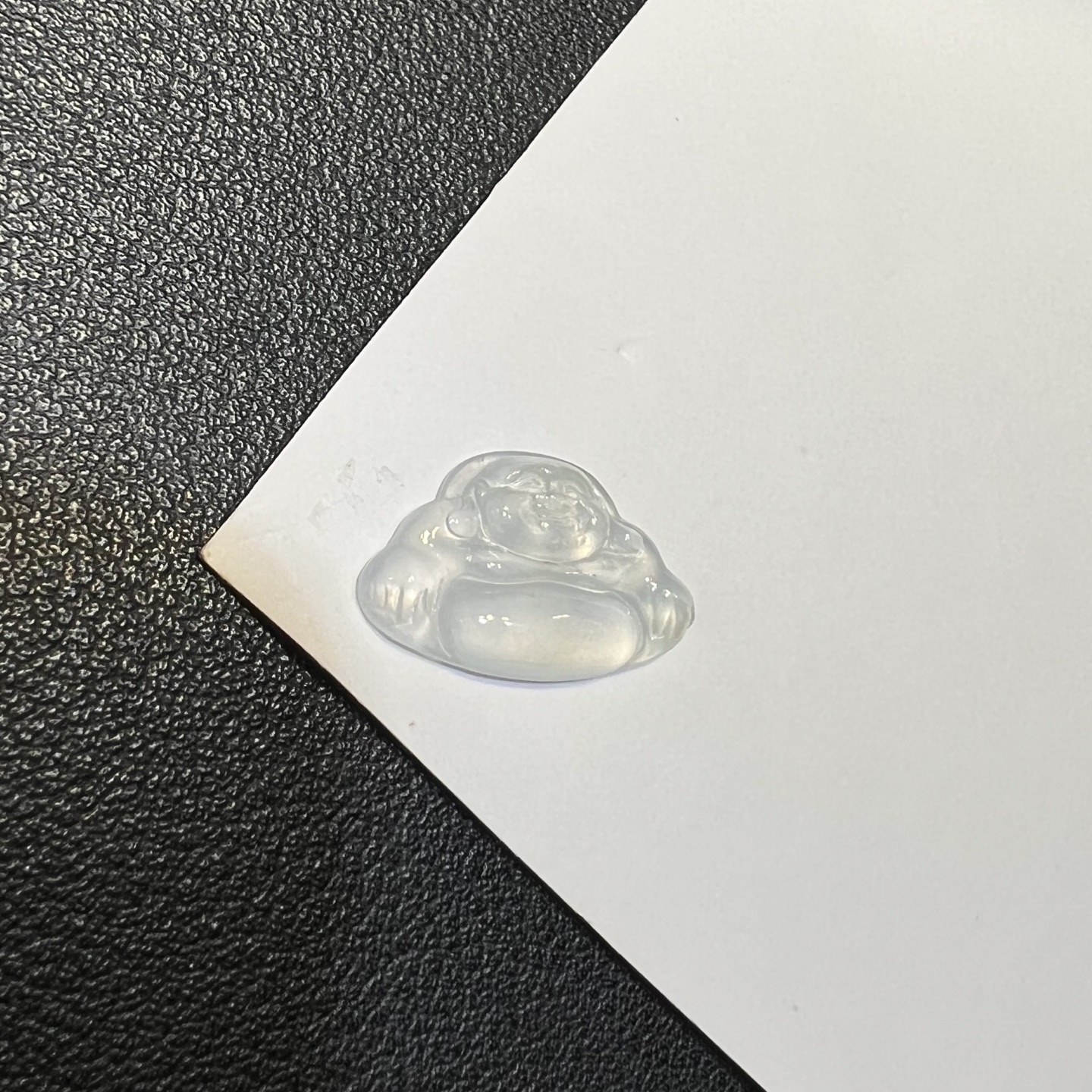 ️冰种起光翡翠佛公裸石可镶嵌吊坠天然缅甸A货精品，13.1-22.8-3.4