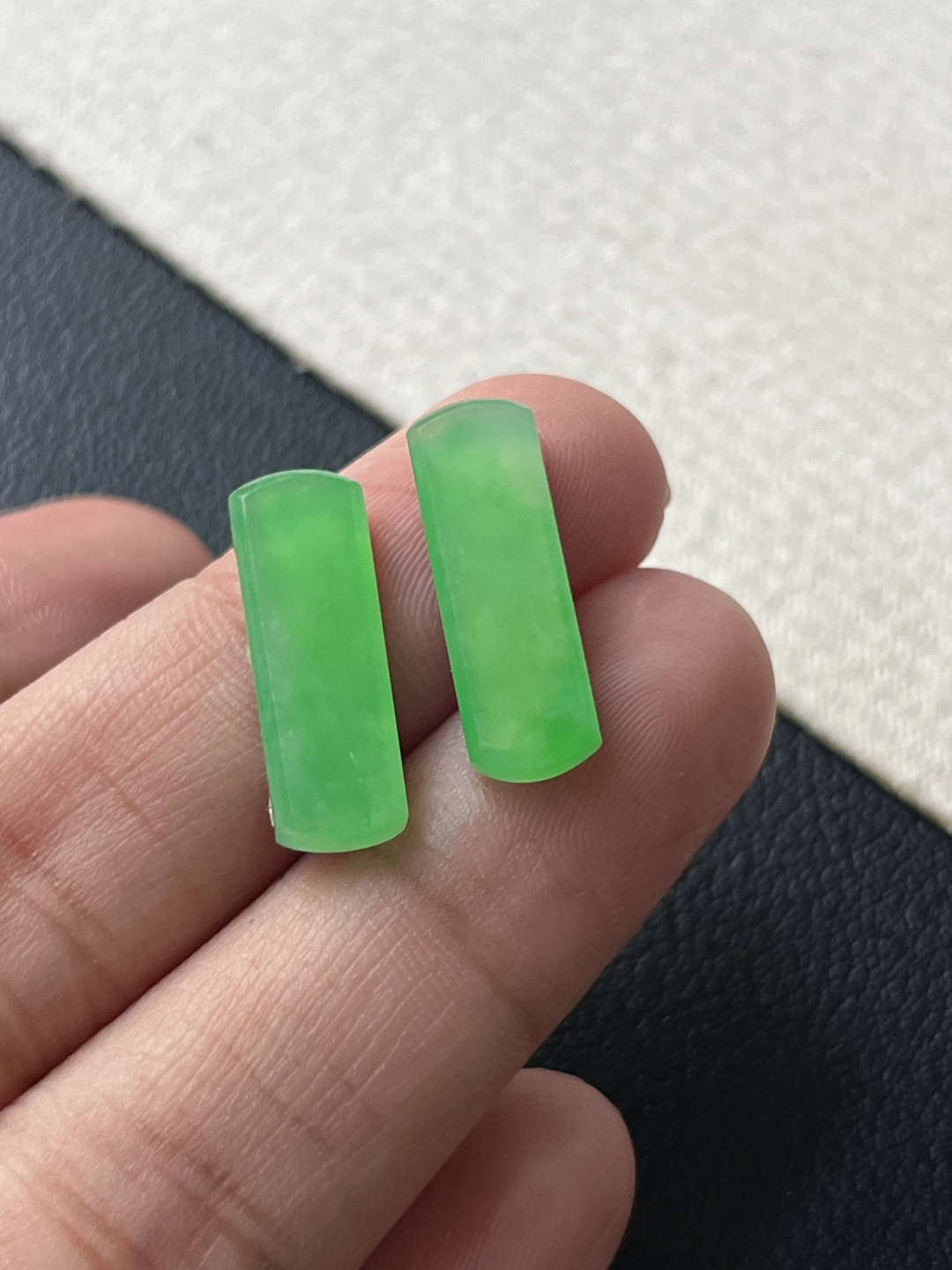 ️【马鞍一对】种老细腻，色阳浓郁起胶 尺寸：19*6.1*2.7，18.7*6.3*3,a68916