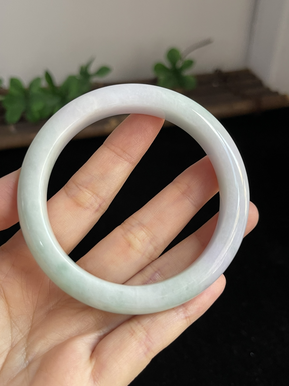 正圈57圈口，翡翠手镯