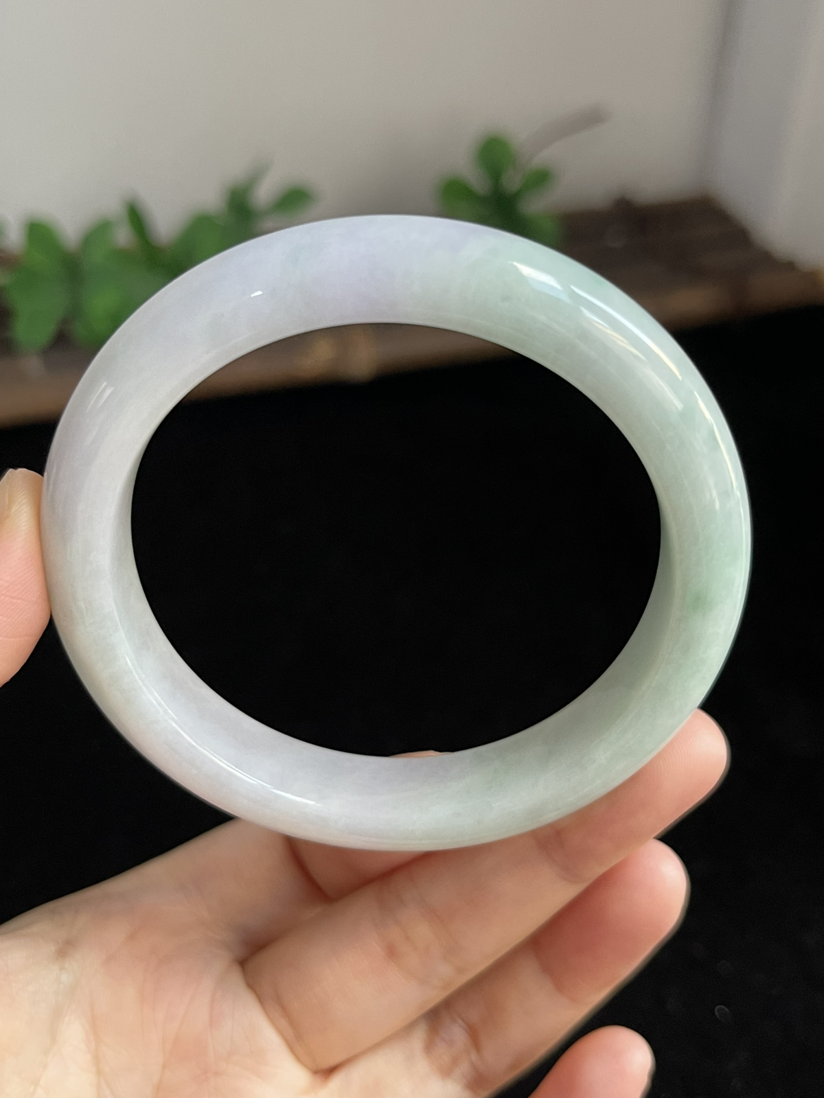 正圈57圈口，翡翠手镯
