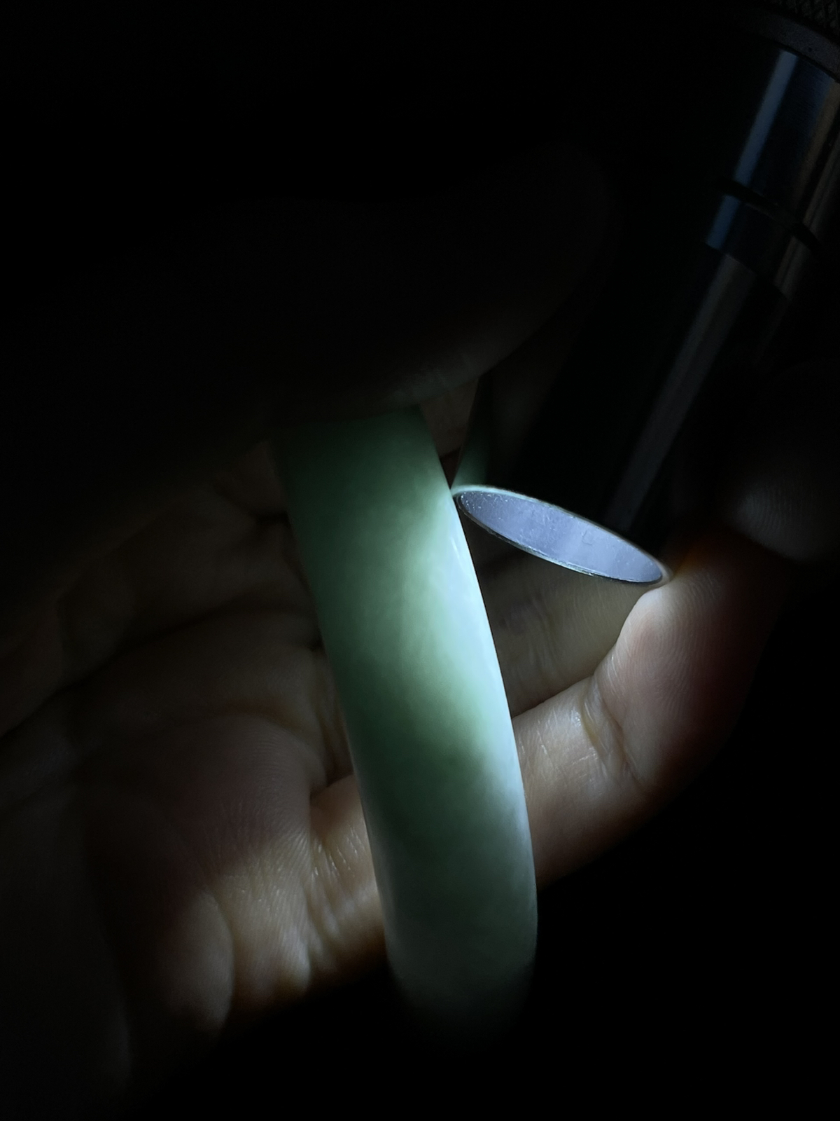 正圈57圈口，翡翠手镯