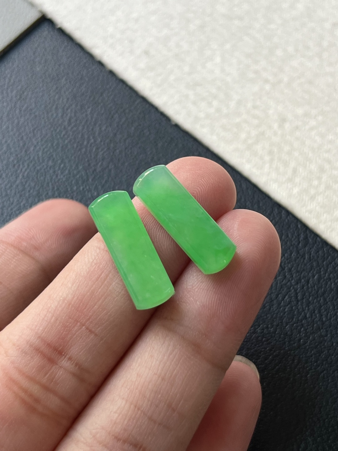 ️【马鞍一对】种老细腻，色阳浓郁起胶 尺寸：19*6.1*2.7，18.7*6.3*3,a68916