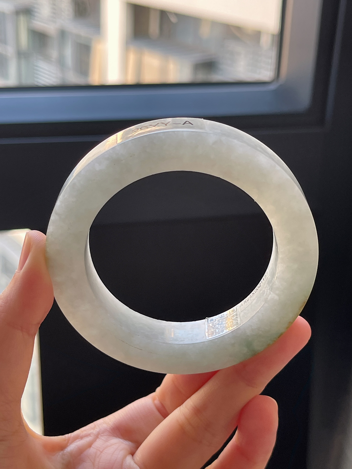 翡翠毛坯，⭕️正圈最大做59，最小做53.5