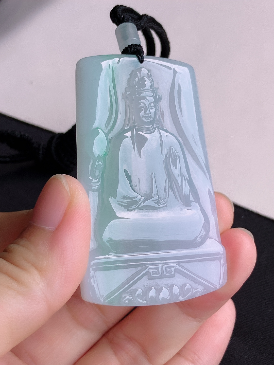 ️，双彩观音，晶莹剔透，尺寸63/39/5.6/自然光实拍