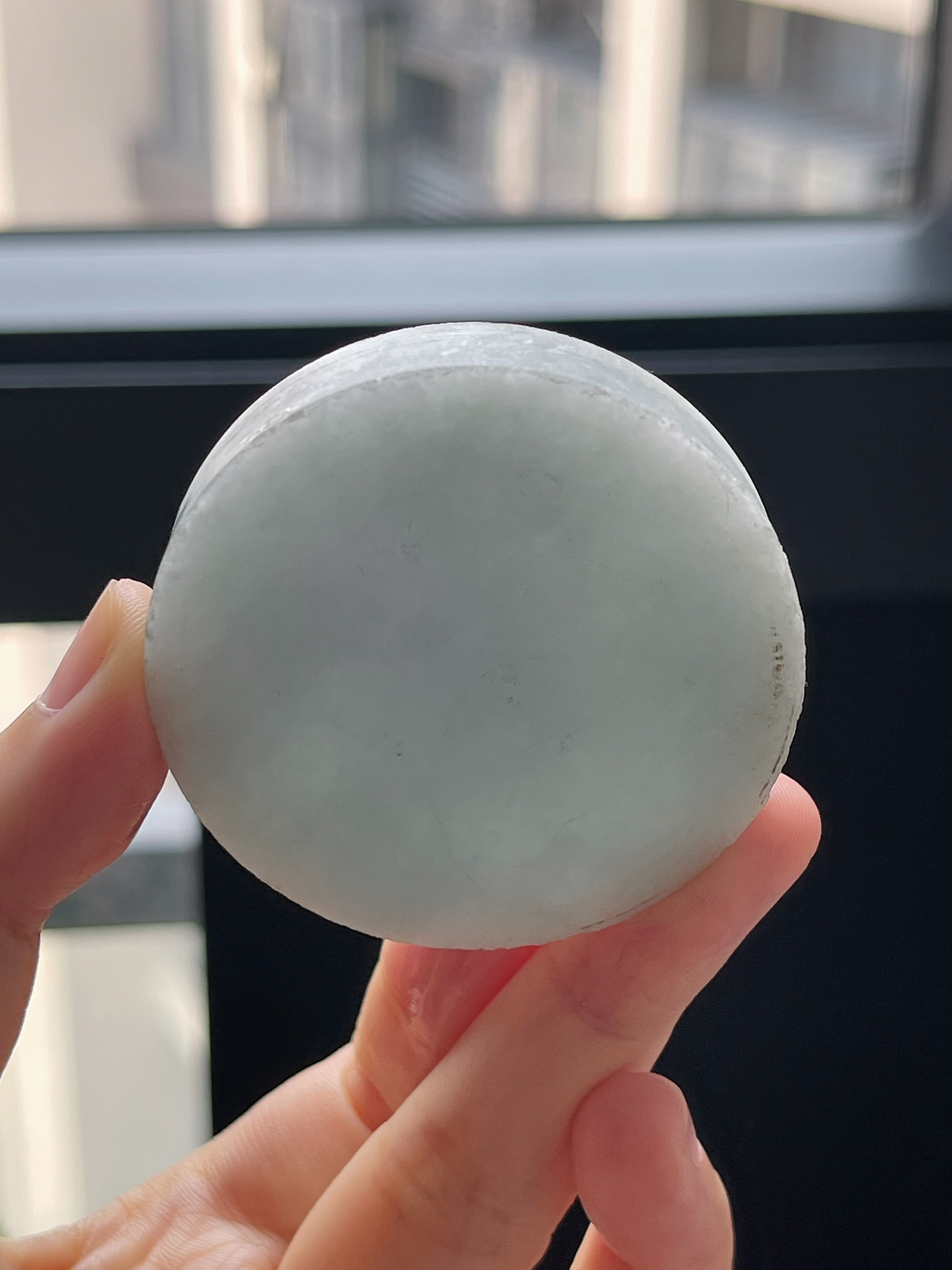 翡翠细糯化镯心