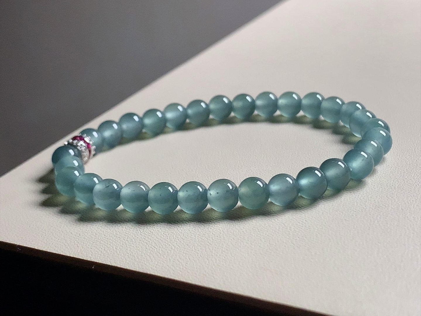 ️ 冰种蓝钢手链 色泽漂亮，种水，尺寸5.7