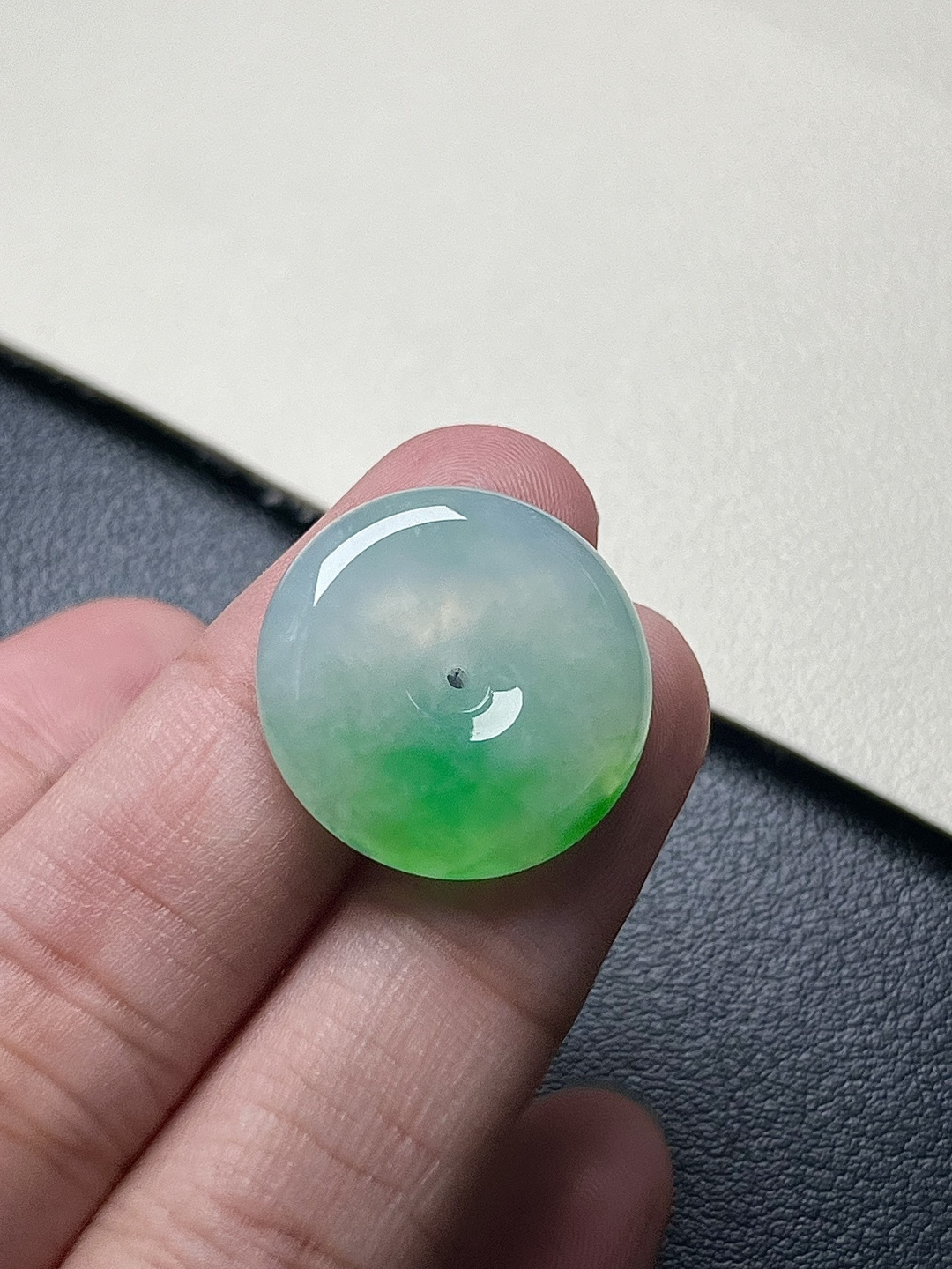 ️【平安扣】飘花灵动，种老细腻形体佳 尺寸：21*3.7,asd1917