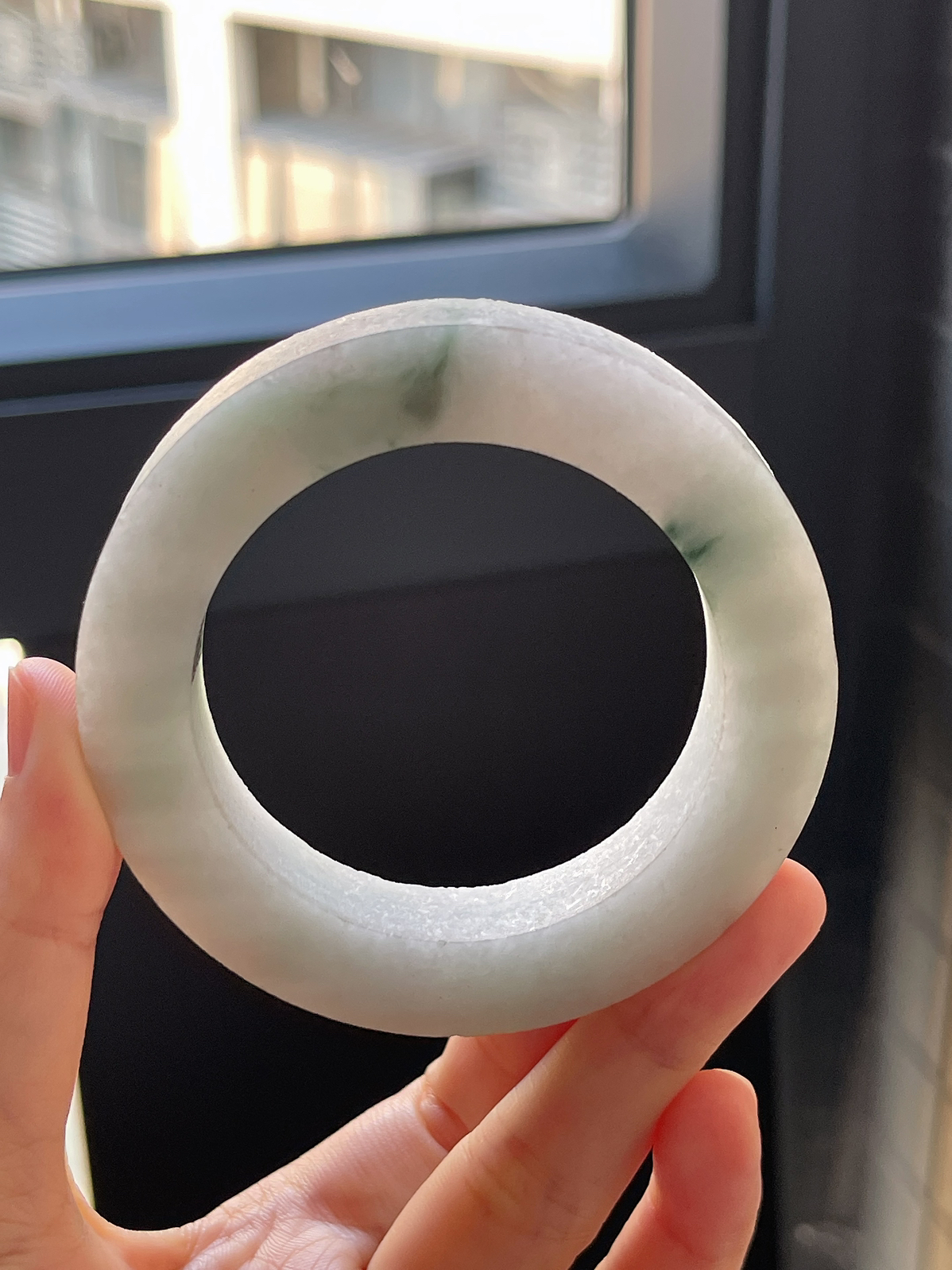 翡翠毛坯，⭕️正圈最大做59，最小做52.6
