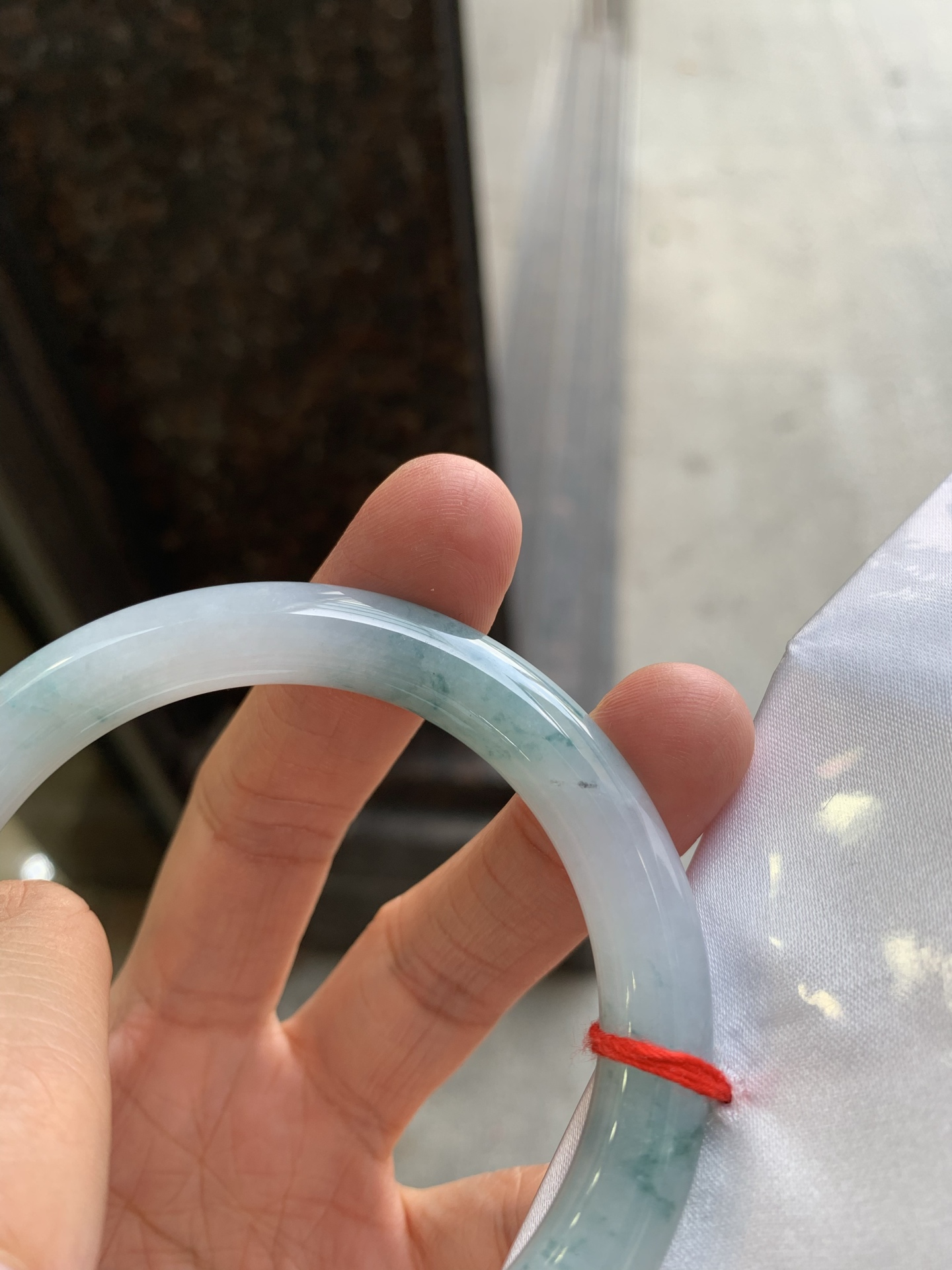 圆条飘花 微细纹 尺寸：56.3/10.1 细腻