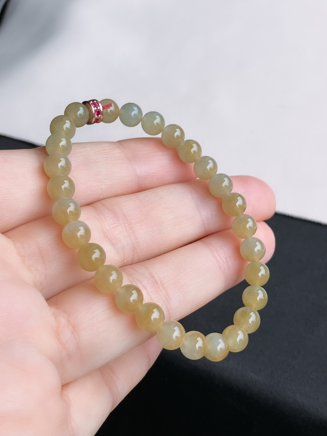️冰黄手链，晶莹剔透，尺寸6.3/自然光实拍