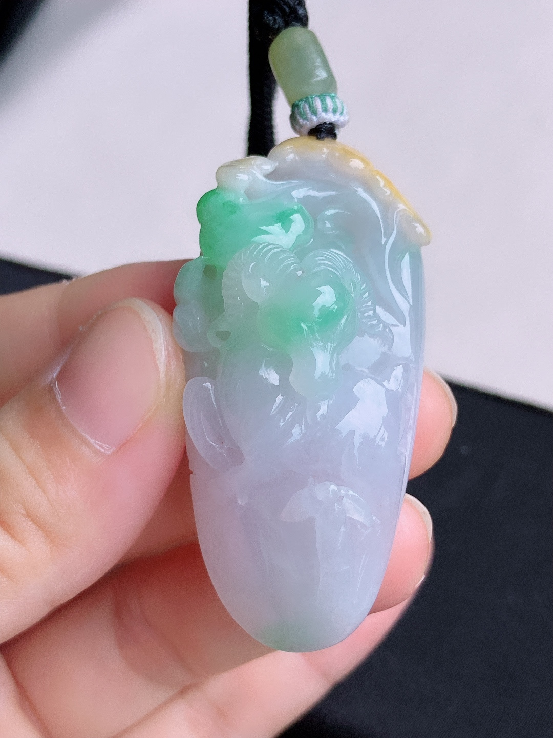 ️，三彩羊羊如意，细腻精致，尺寸52/24.8/18.6/自然光实拍