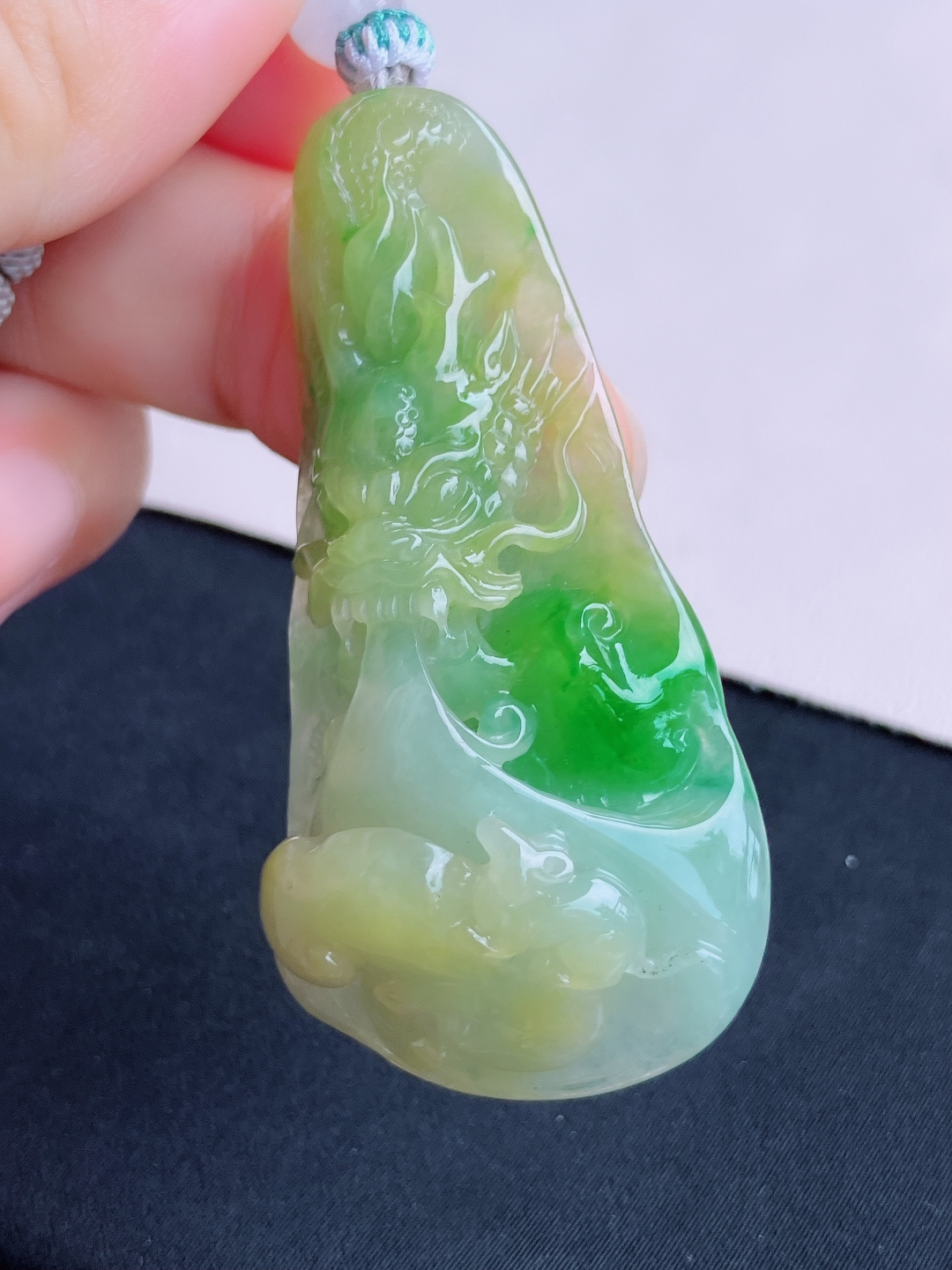️，三彩龙牌，栩栩如生，尺寸58/29/13/自然光实拍