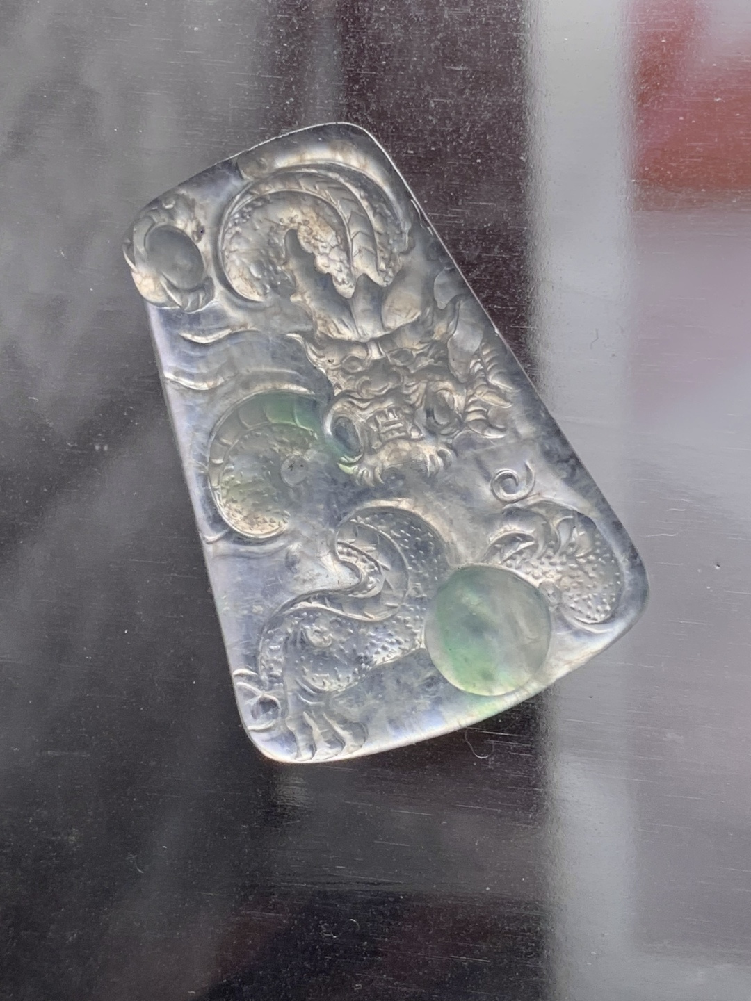️飘绿龙牌，水润种老 0917 尺寸33.5*23.5*3.6