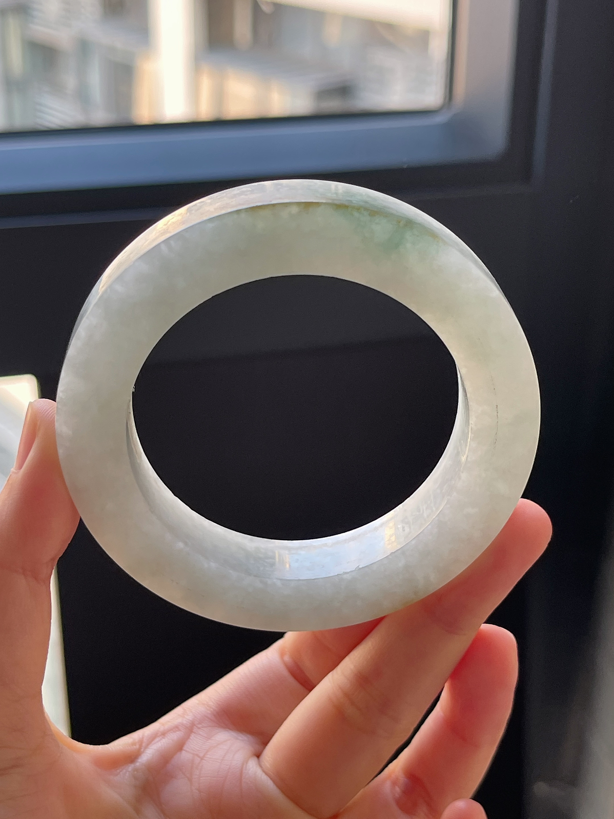 翡翠毛坯，⭕️正圈最大做59，最小做53.5