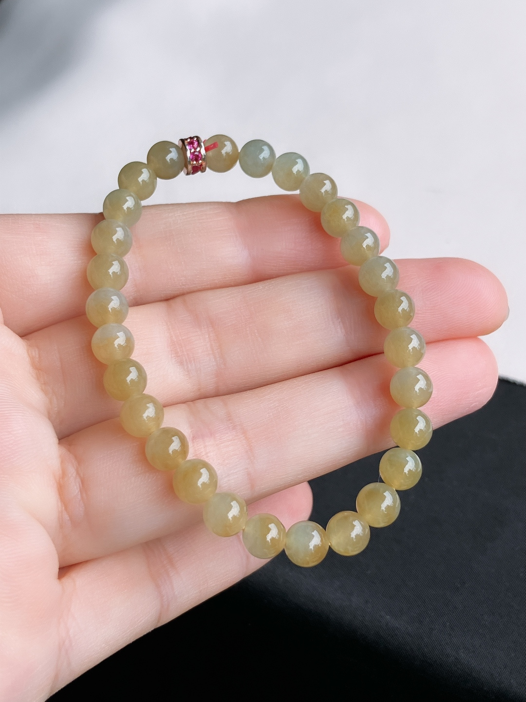 ️冰黄手链，晶莹剔透，尺寸6.3/自然光实拍