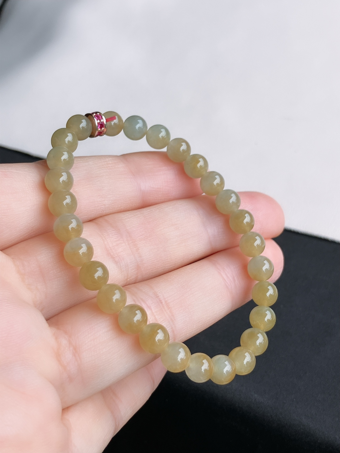 ️冰黄手链，晶莹剔透，尺寸6.3/自然光实拍