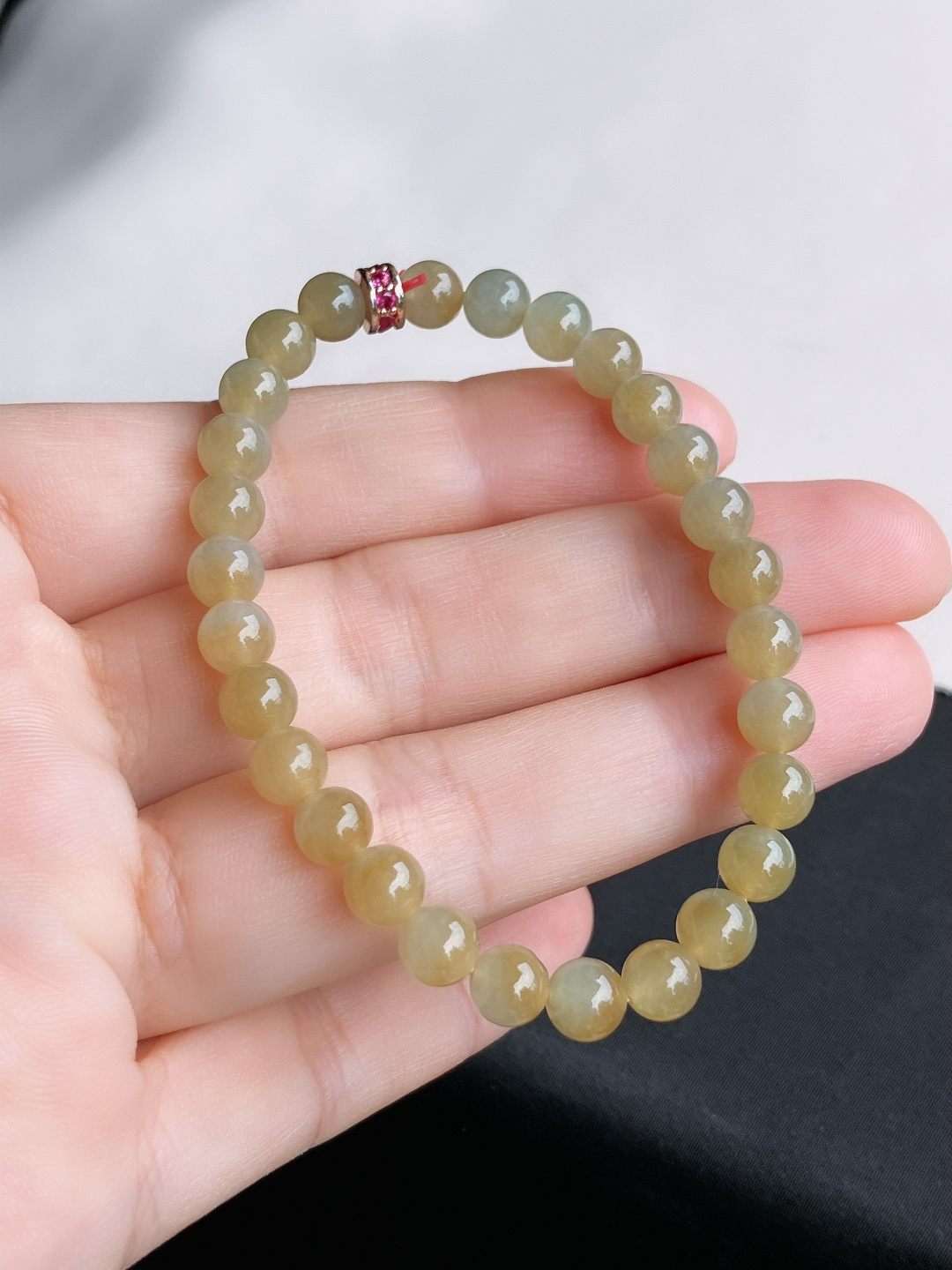 ️冰黄手链，晶莹剔透，尺寸6.3/自然光实拍