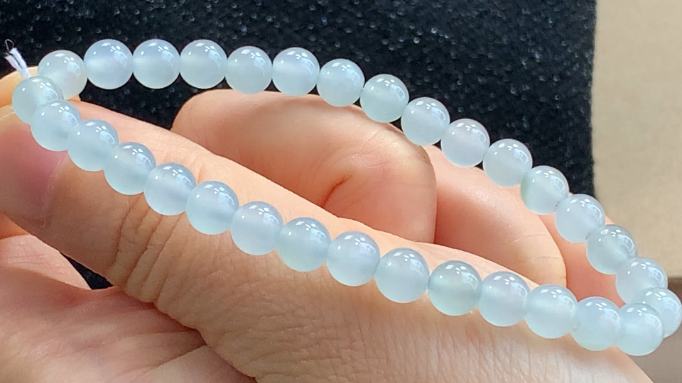 ️ 冰手串，尺寸取一5.8mm，包A附证书025