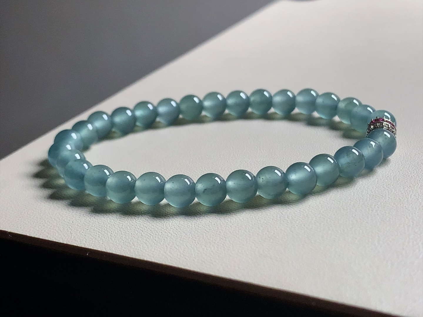 ️ 冰种蓝钢手链 色泽漂亮，种水，尺寸5.7