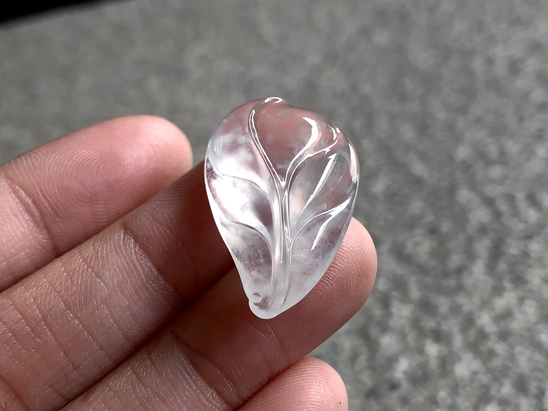 ️ 【冰种福叶】 尺寸：26×16.7×6.5
