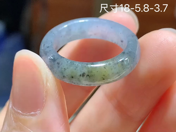 ️ 双彩戒圈 无裂，尺寸，18-5.8-3.7