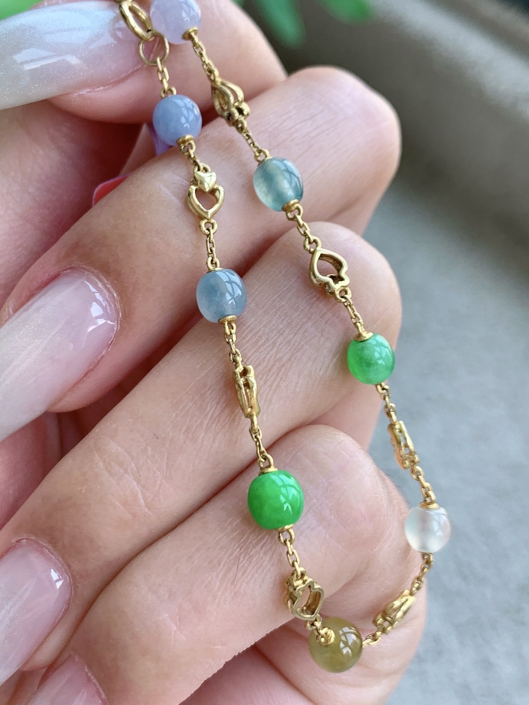 【珠子】🫧冰多宝手链路路通手链 【说明】缅甸 性比高 【尺寸】5.2mm 【重量】4.3克