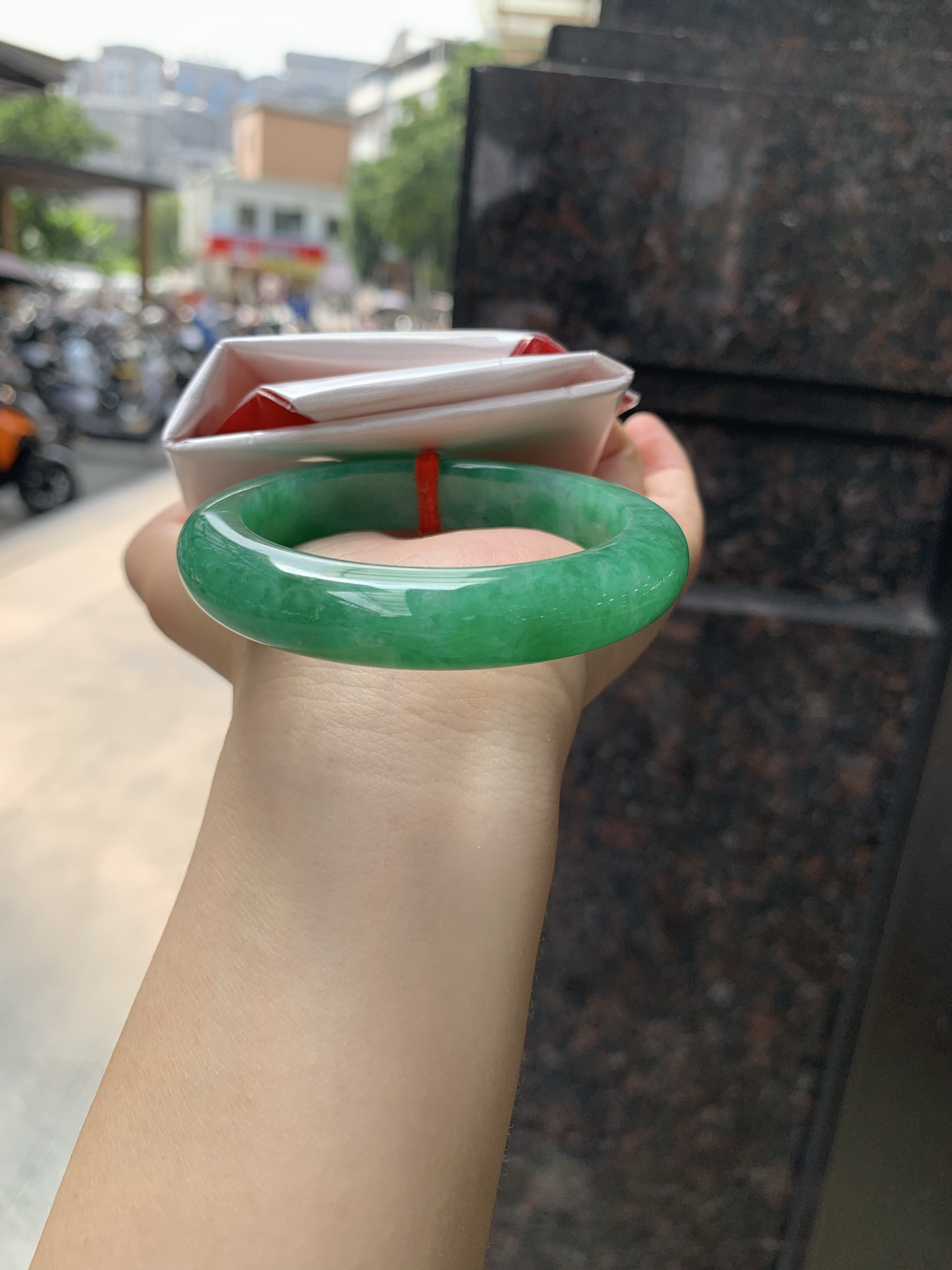 满绿正圈 53.5-11.9-9 0918-N1602 有裂微扣