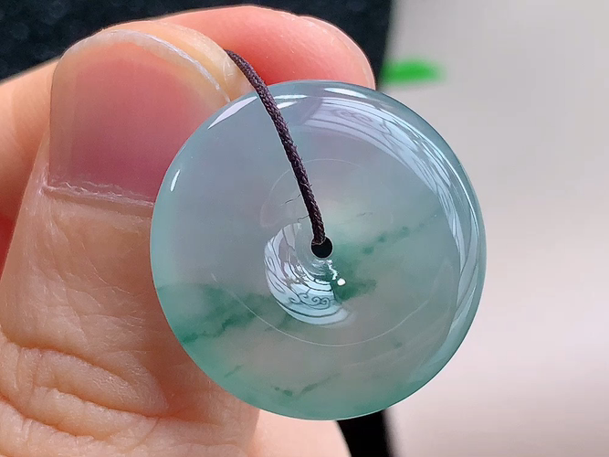 ️ 平安扣，无裂，尺寸21.5-4.7mm，包A附证书