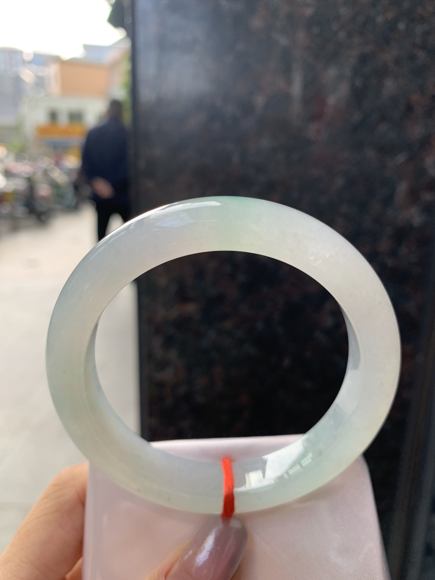 正圈 58.7-9.3-12.6 1212-015-104 打灯棉线，不影响，底妆冰润，一抹绿花清爽秀气