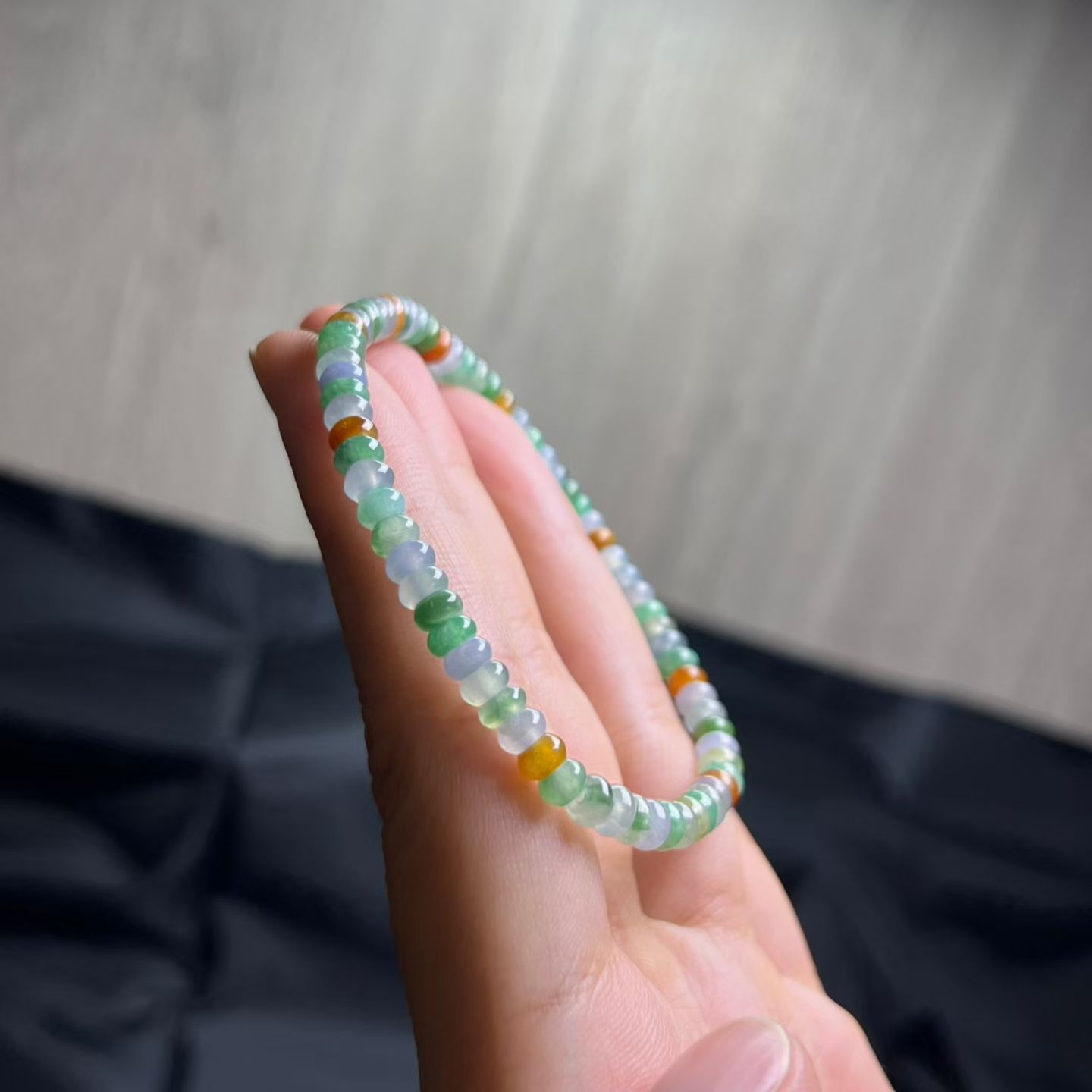 ️ 彩色算盘手串，卡4.5mm，71颗