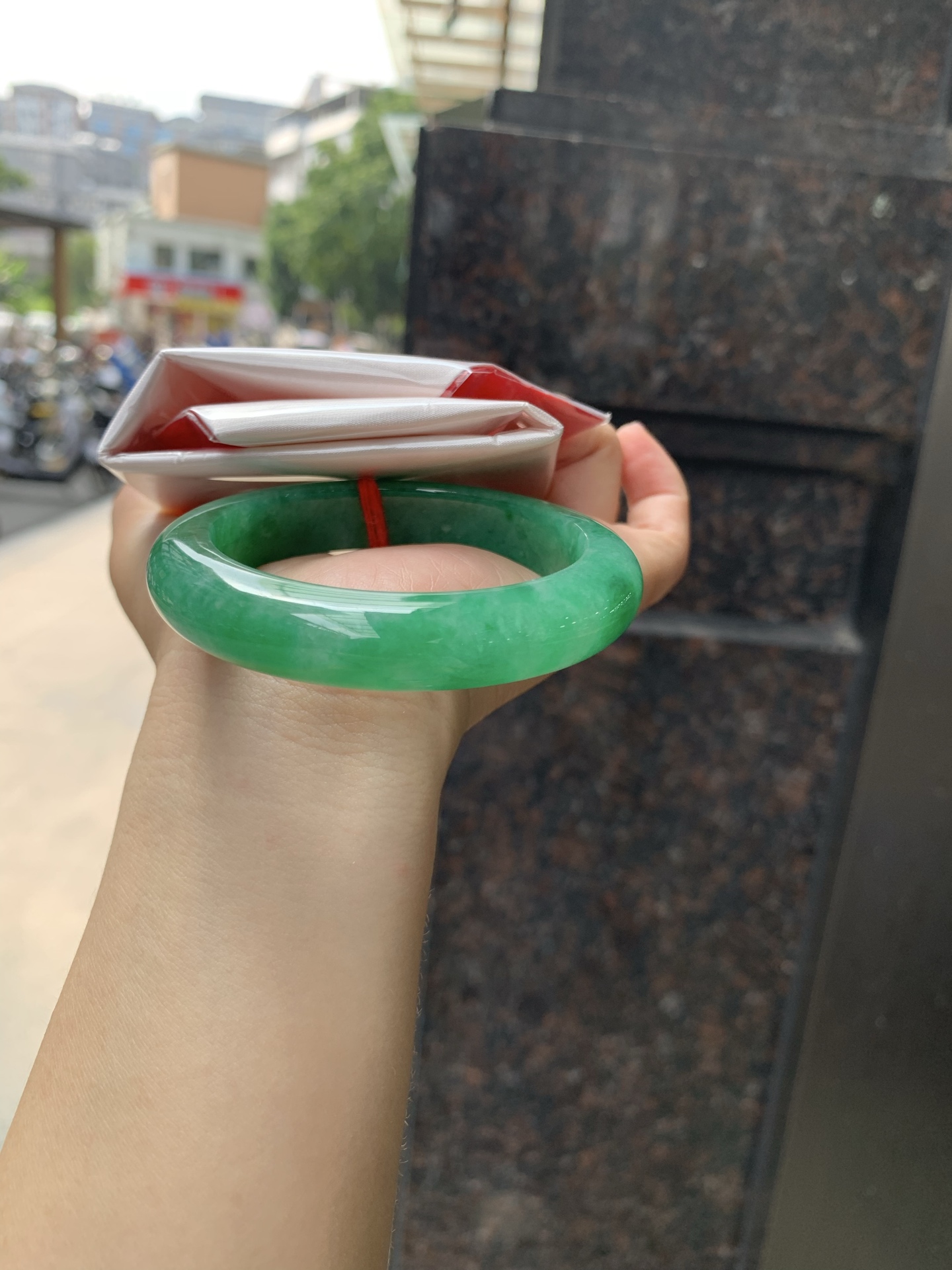 满绿正圈 53.5-11.9-9 0918-N1602 有裂微扣