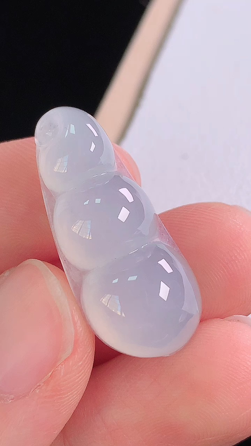 ️冰种四季豆，无裂，尺寸:26.7-11.6-6.8mm 16