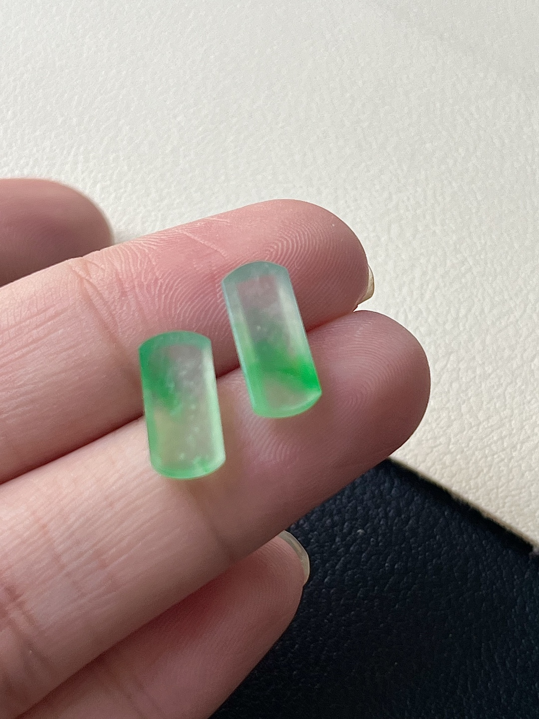 ️【马鞍一对】飘花灵动，种老细腻形体佳 尺寸：12.9*5.7*3.4，12.1*5.9*2.6,asd1919