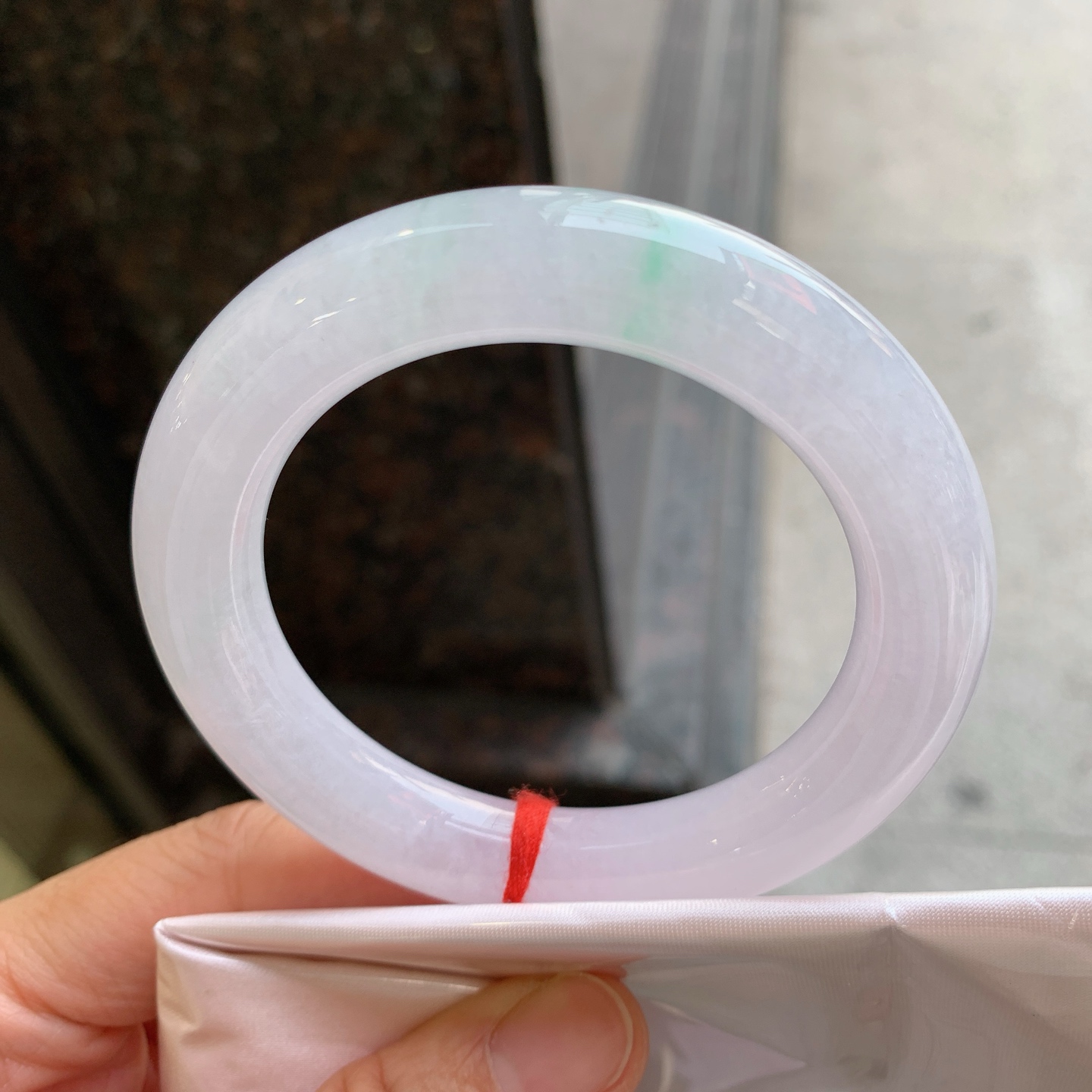圆条飘绿 无裂 尺寸：56/11.6 版型好