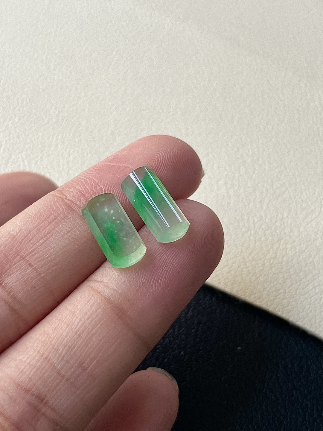 ️【马鞍一对】飘花灵动，种老细腻形体佳 尺寸：12.9*5.7*3.4，12.1*5.9*2.6,asd1919
