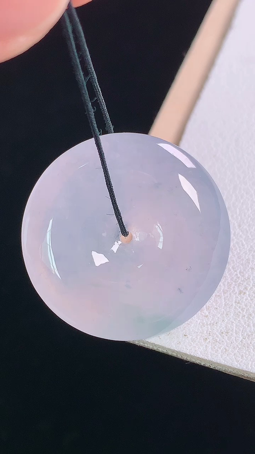 ️冰飘花平安扣，无裂 尺寸:25.4-6.0mm 16