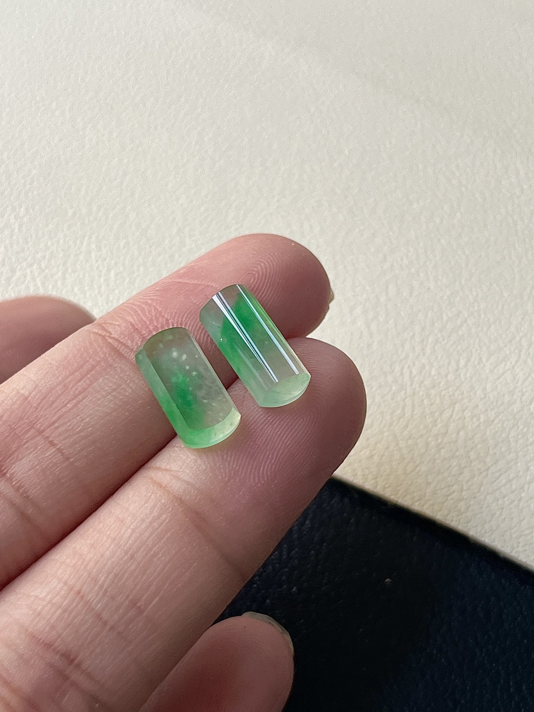 ️【马鞍一对】飘花灵动，种老细腻形体佳 尺寸：12.9*5.7*3.4，12.1*5.9*2.6,asd1919