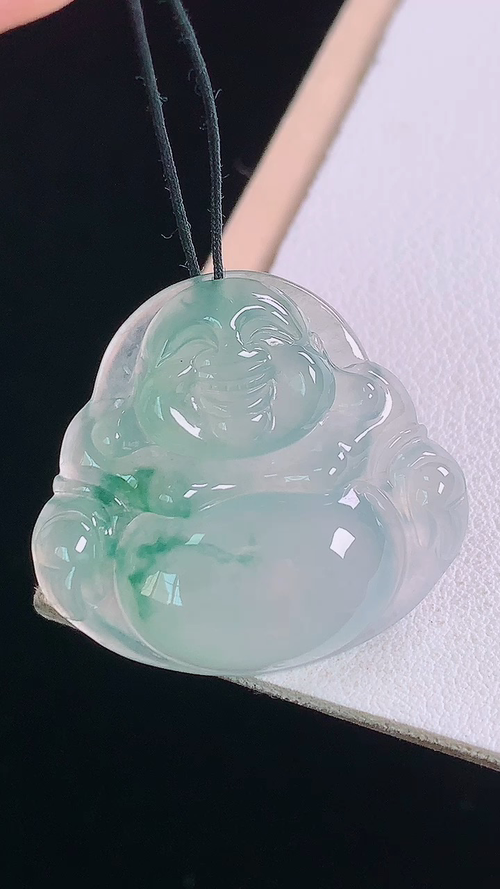 ️冰飘花佛公，无裂 尺寸:26.5-28.6-5.7mm 18