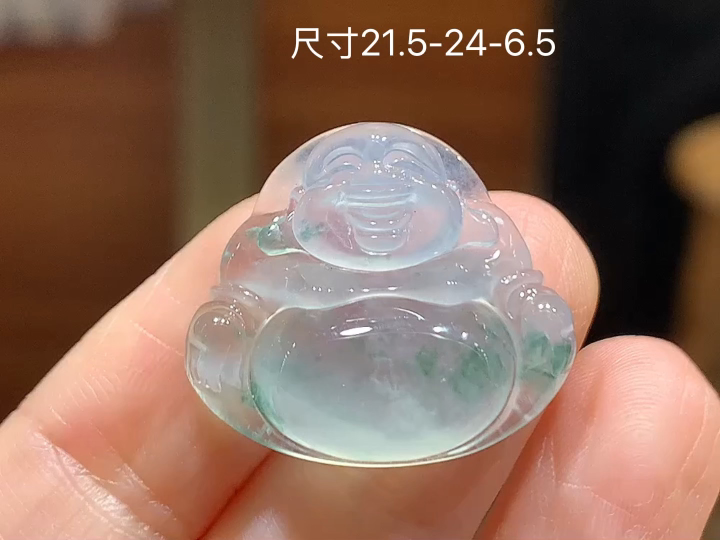️ 冰飘花佛公 老坑冰透 种老水足 水润光泽 性比高 无裂 尺寸看图 21.5-24-6.5