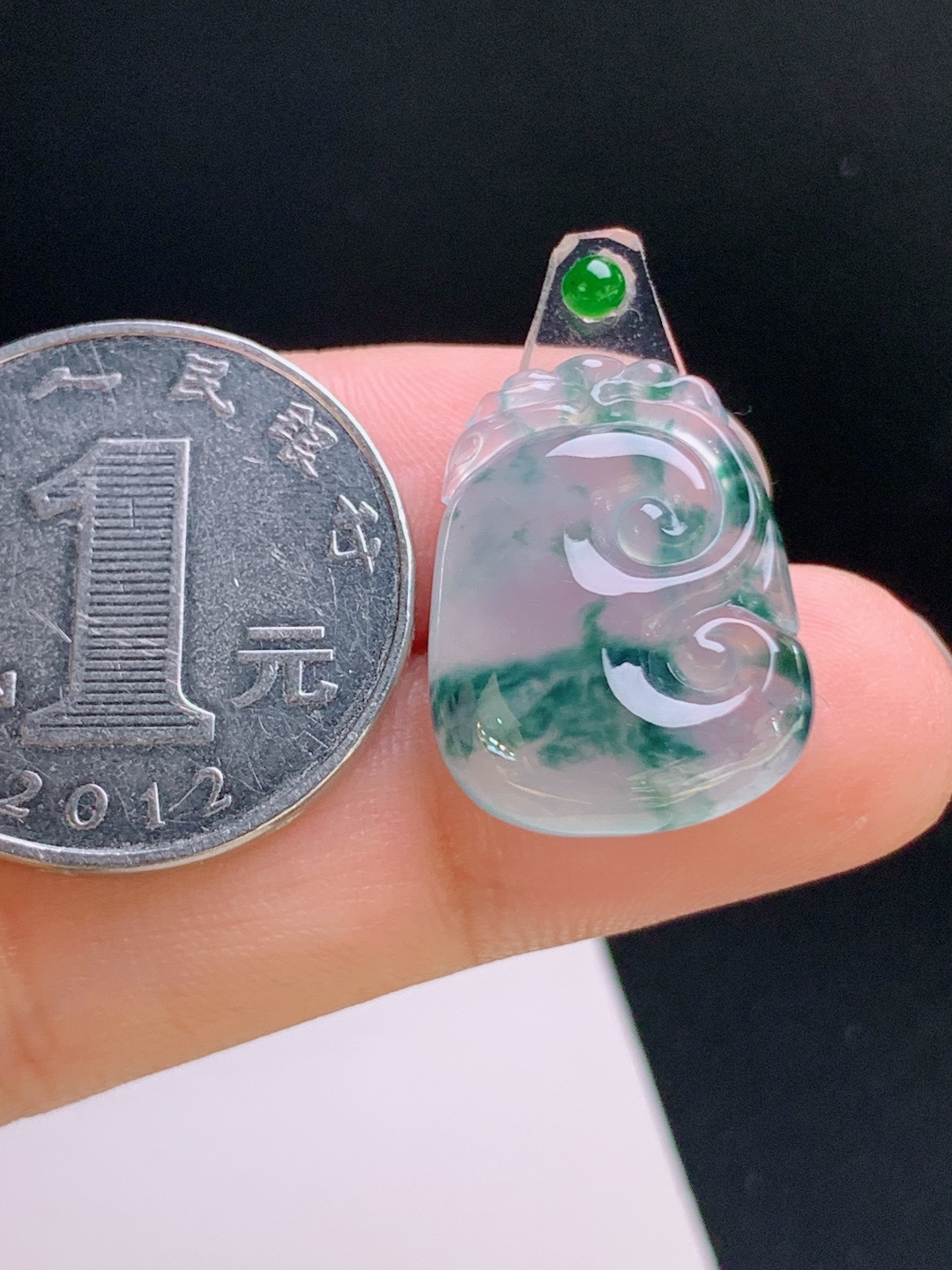 ️ 冰种飘花如意裸石，种水通透，飘花灵动，吉祥顺遂 裸石20.7-16.1-3.9 13