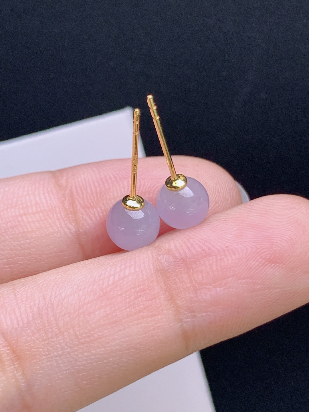 ️ 冰种葫芦耳坠，清透起光，金链灵动，福禄相伴 裸石8.7-5.8 080916