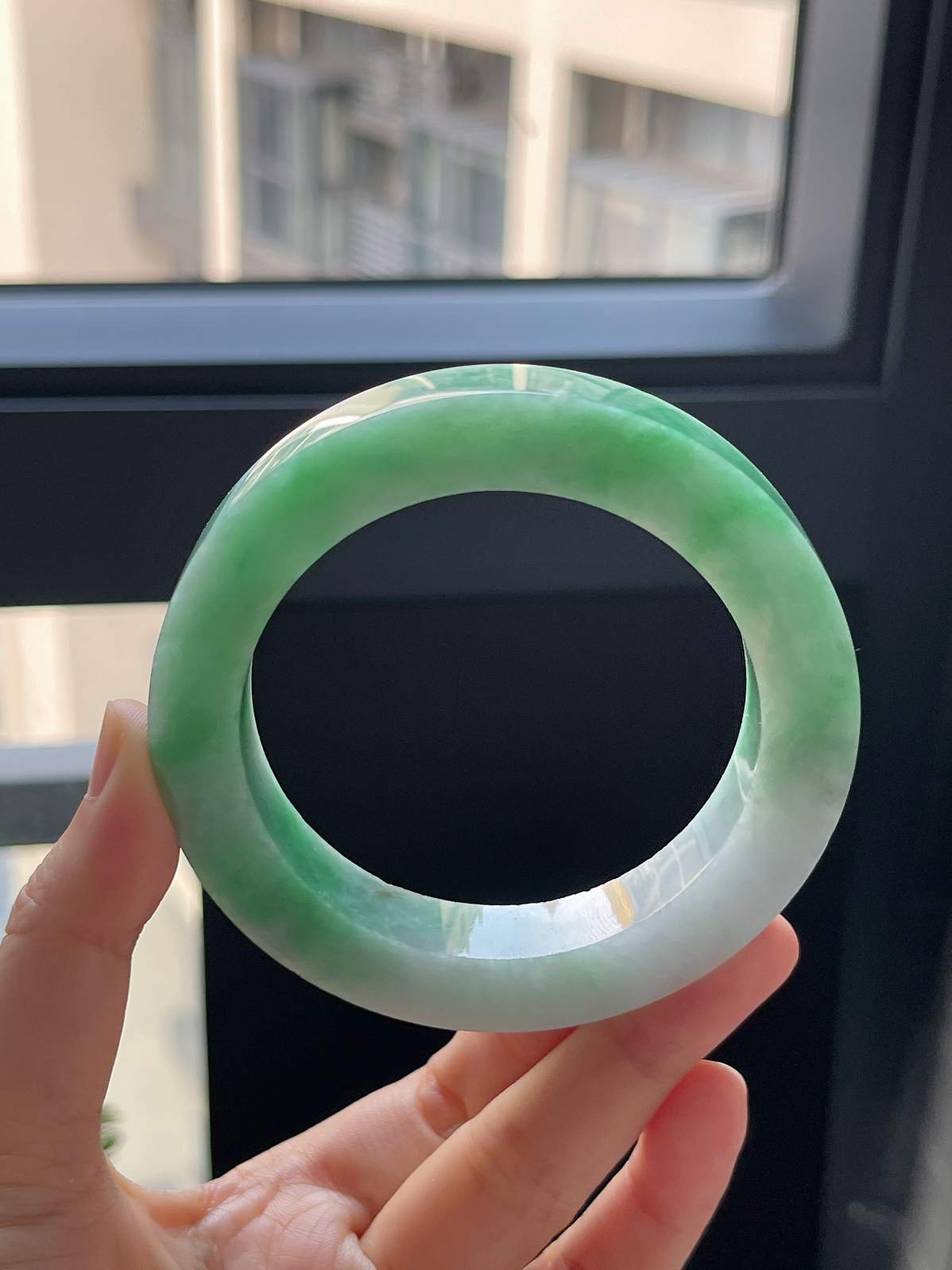 翡翠镯饼，⭕️正圈最大做64，最小做59.2