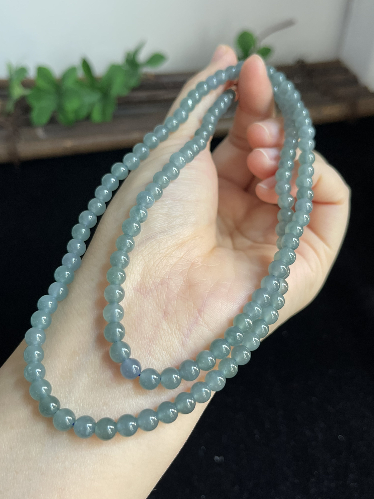 翡翠项链，晶莹剔透，可以做项链，可以做手链，非常漂亮