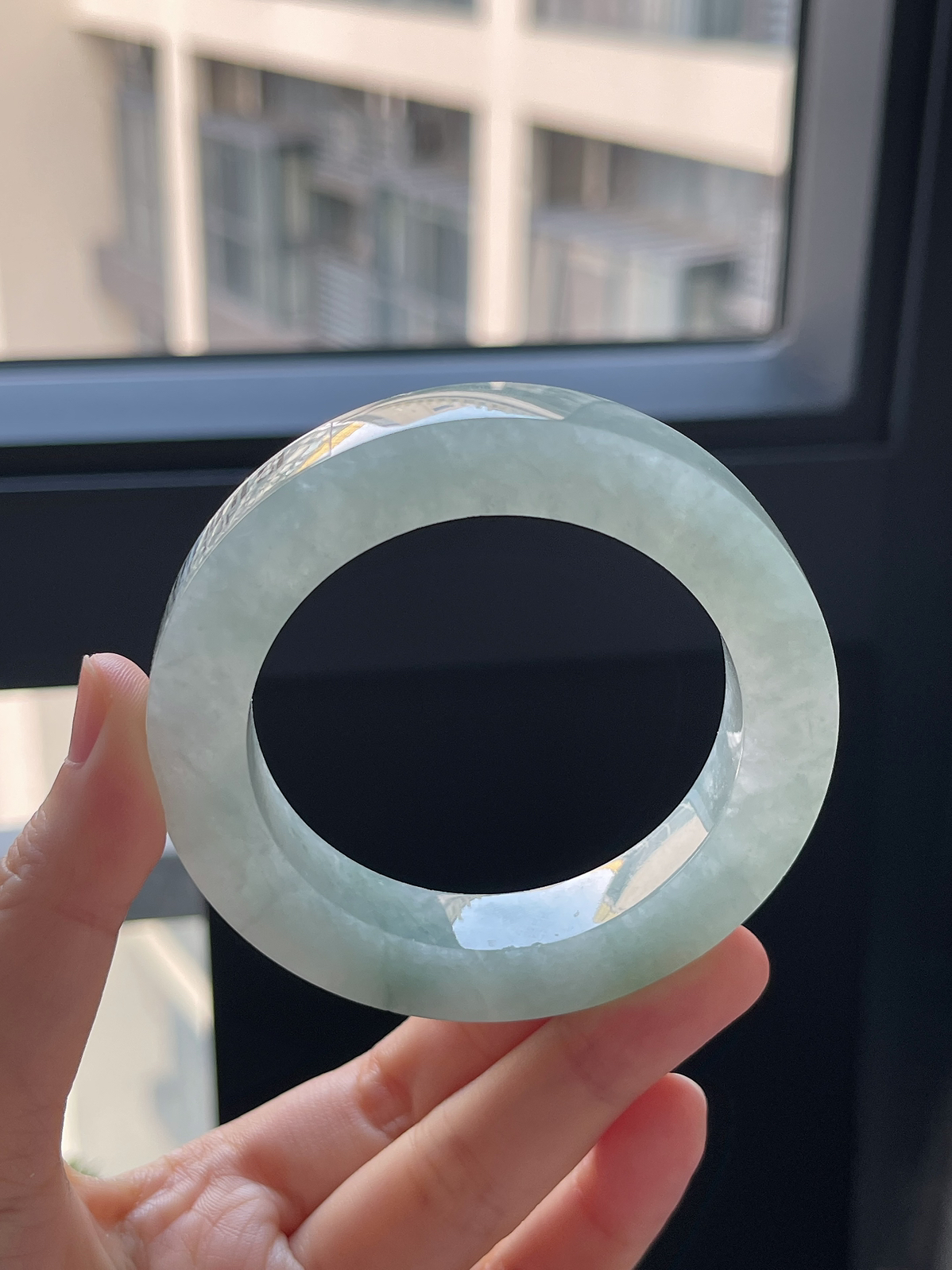 翡翠镯饼，⭕️正圈最大做58，最小做53