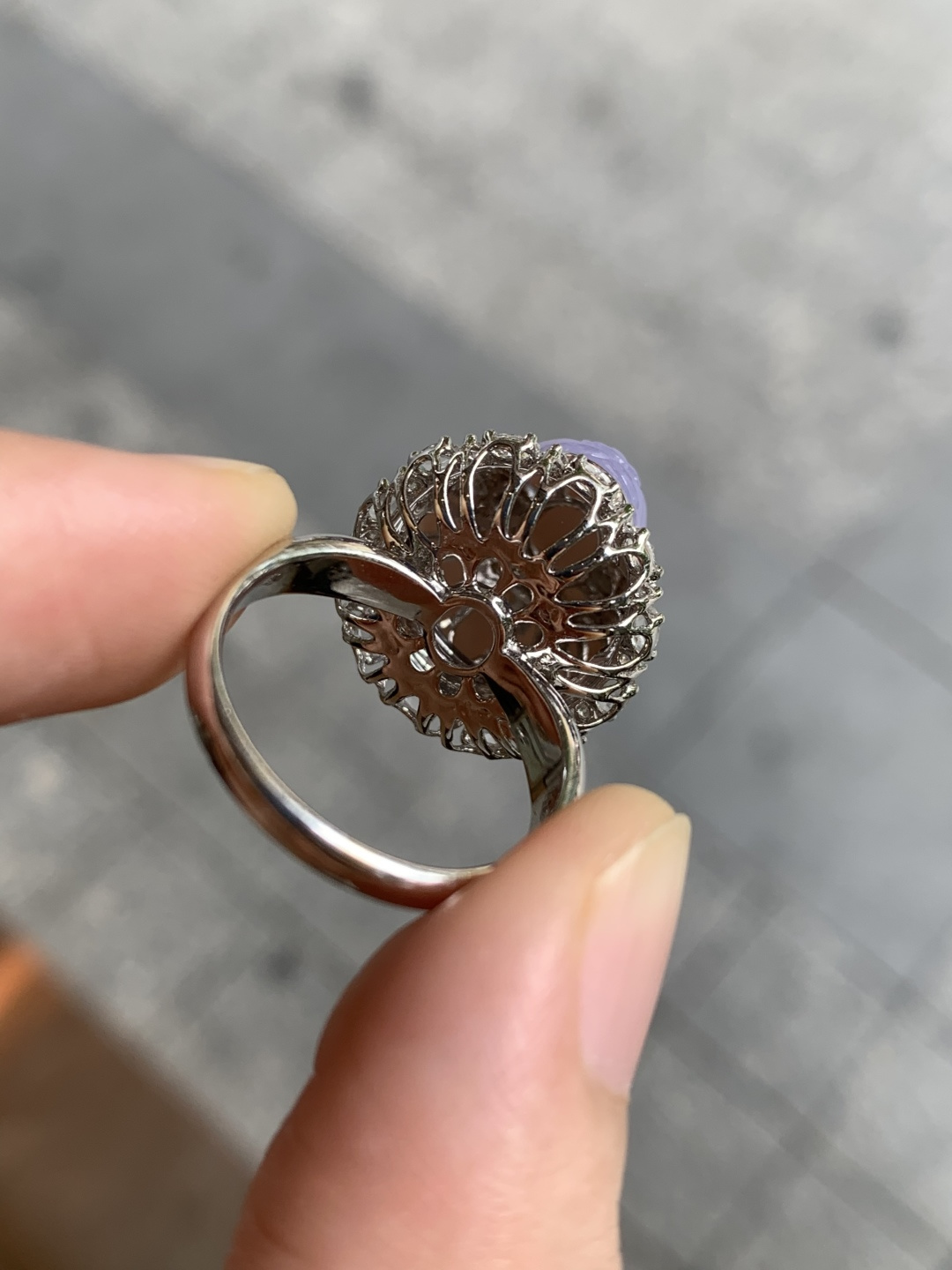 ️貔貅戒指，无裂，18k金镶嵌，15.3-13.2-6.7